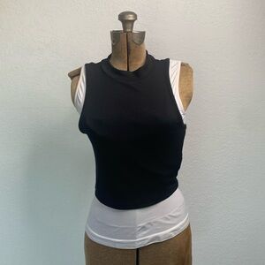 Black SHEIN crop top